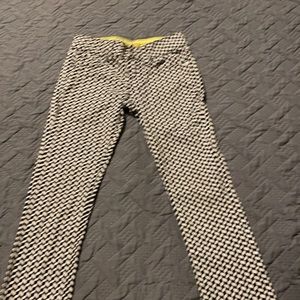 Girls Chevron Print Stretch pants